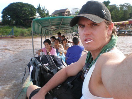 Crossing the Mekong River