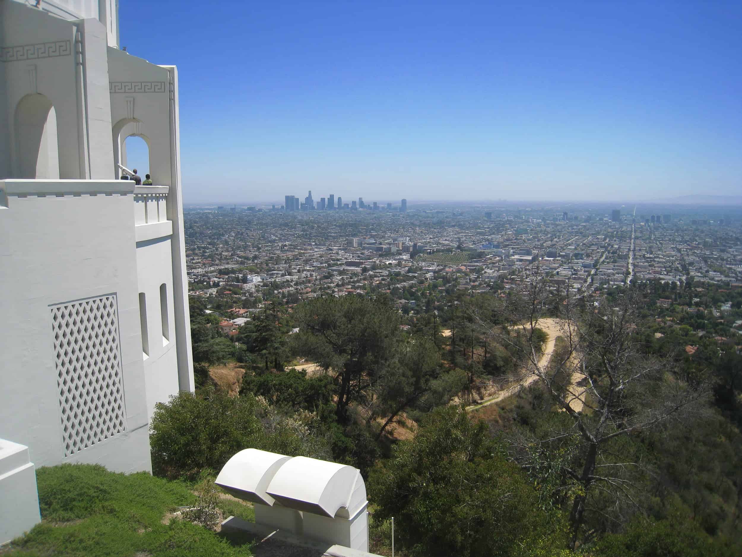 View toward downtown Los Angeles