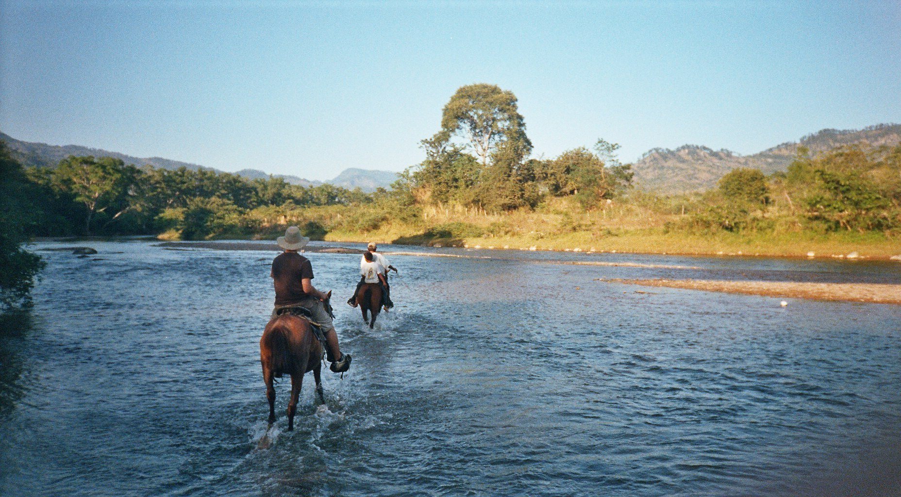 Horseback riding around Copan Ruinas.