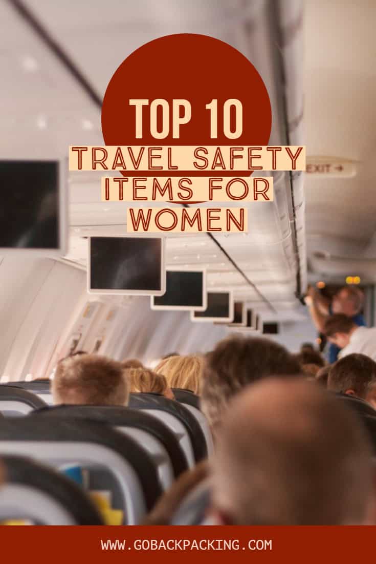 Top 10 Travel Safety Items for Women Go Backpacking