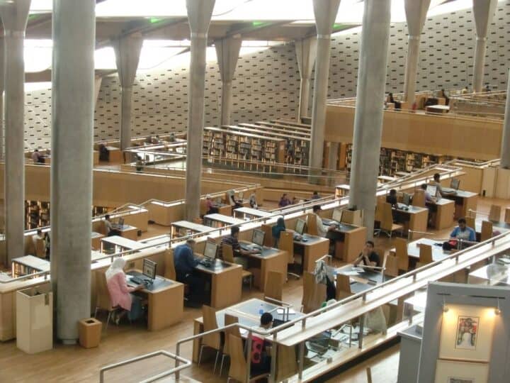 Alexandria library in Egypt