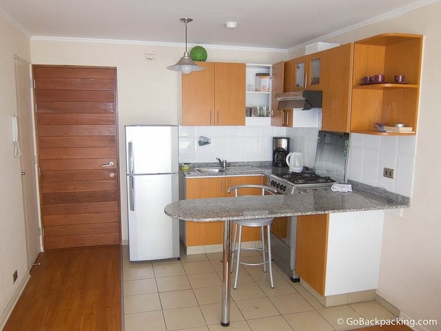 The kitchen in my Lima apartment