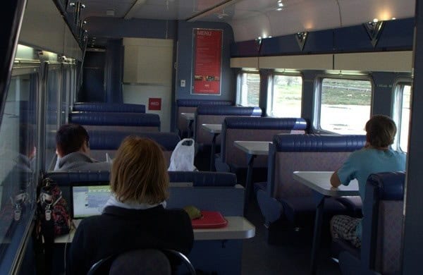 Dining Car in Red Class