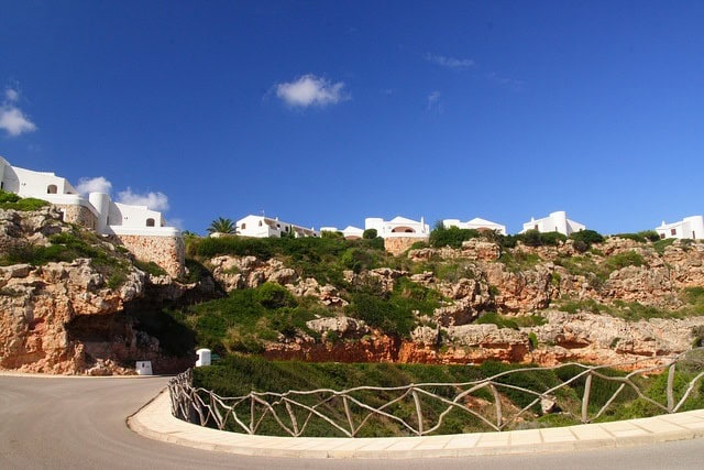 The island of Menorca in Spain