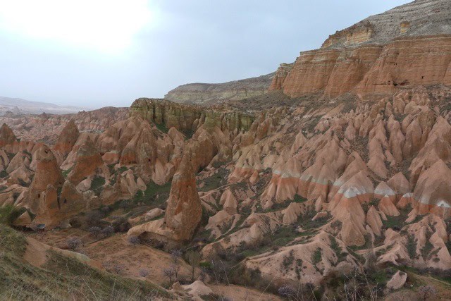 Cappadocia lunar landscape