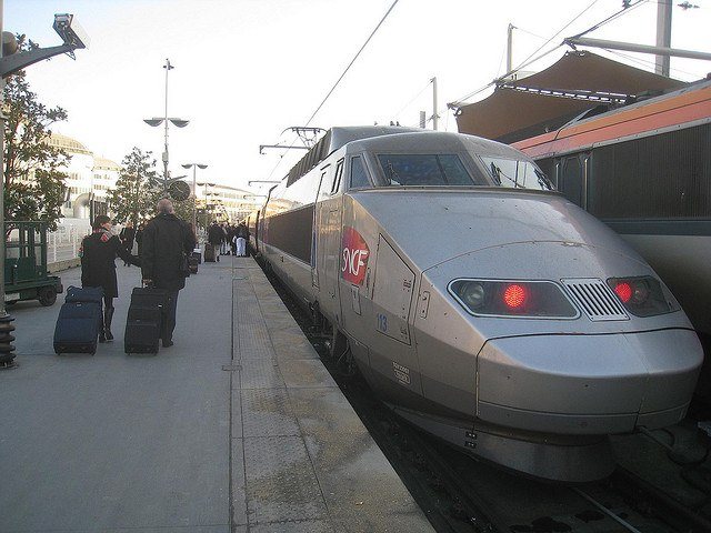 High speed train in Paris