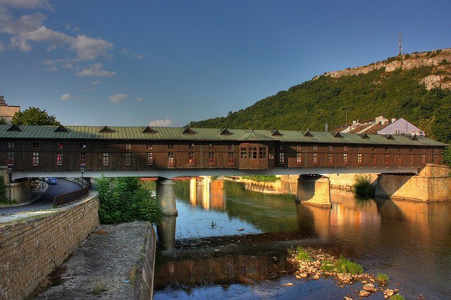 Covered bridge at the Bulgarian city of Lovech