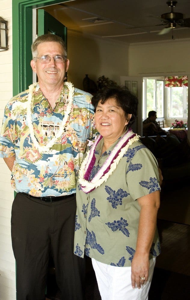 Tom and Janice Fairbanks at The Old Wailuku Inn