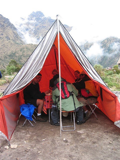 Camping on the Inca Trail in Peru (photo: fortherock)