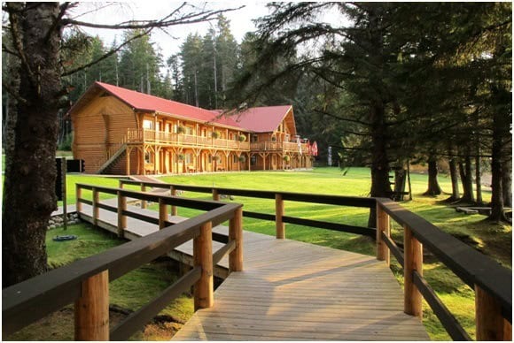 The Queen Charlotte Lodge: an angler’s oasis.