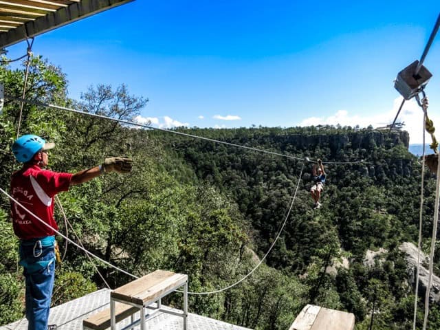 Copper Canyon Zipline Platform