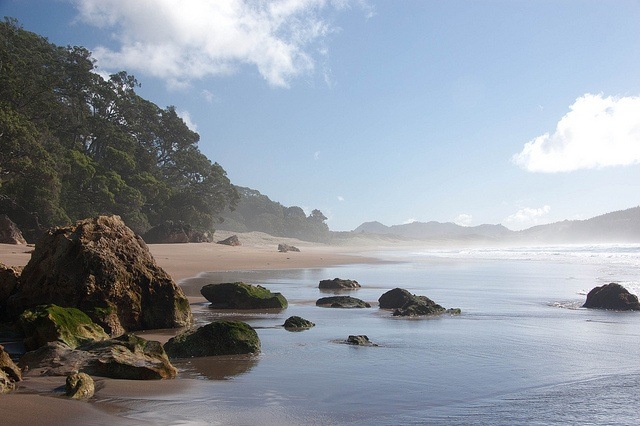 Hot Water Beach is a popular New Zealand beach on the North Island (photo: Colin Bowern)
