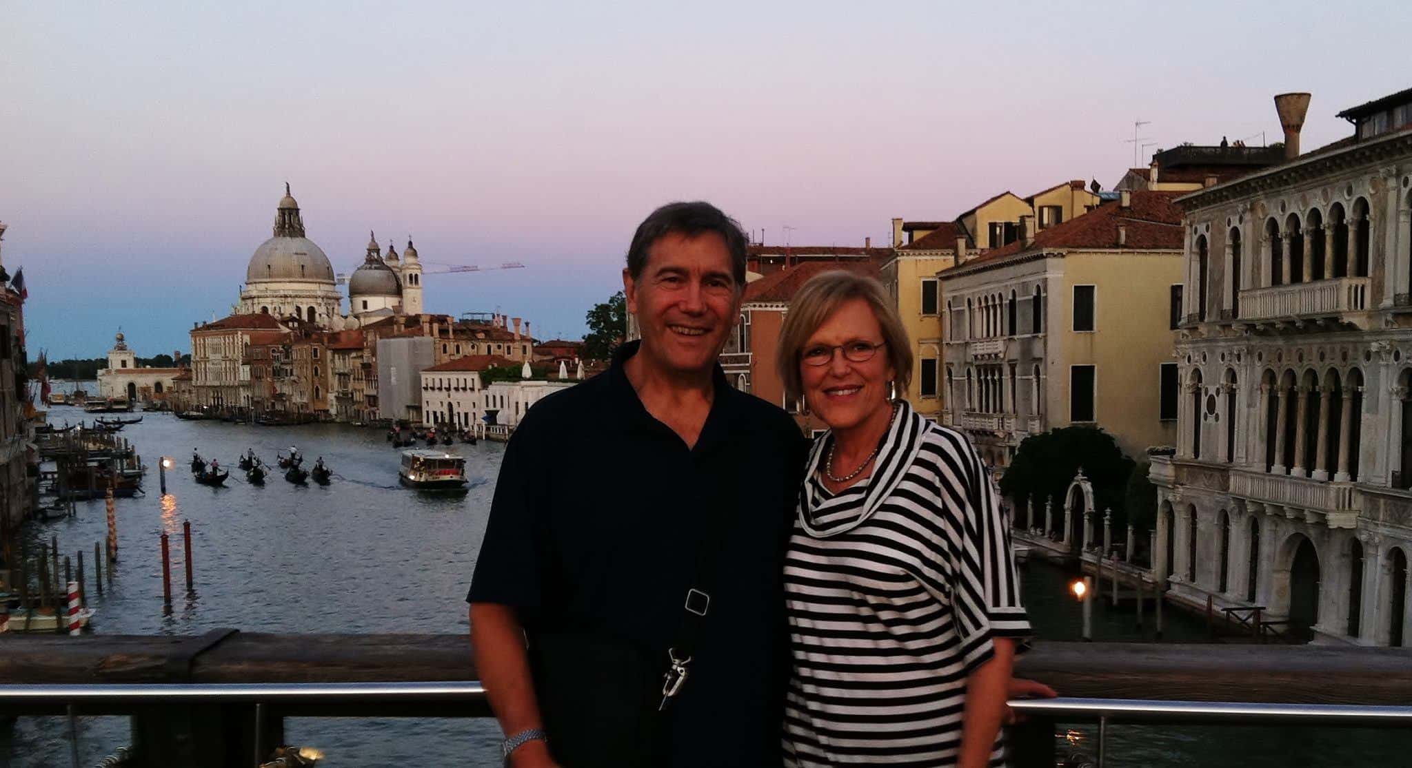 Lynne and Tim in Venice