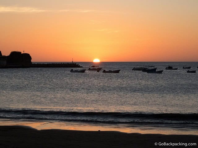 Sunset in San Juan del Sur, Nicaragua