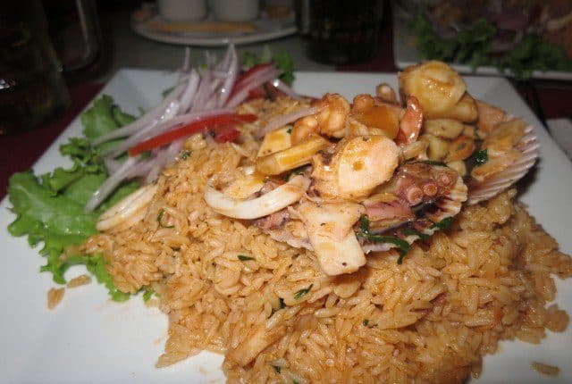 It's not in the Top 5, but I bet arroz con mariscos is a favorite for a lot of people. 