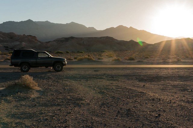 Road tripping around North America. Pictured here in Death Valley.