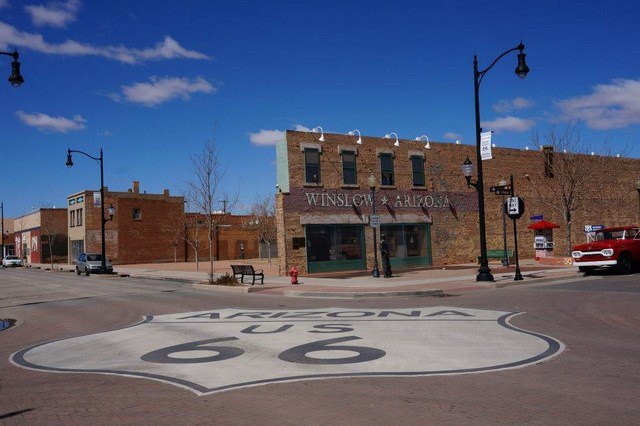 Route 66 in Winslow, Arizona