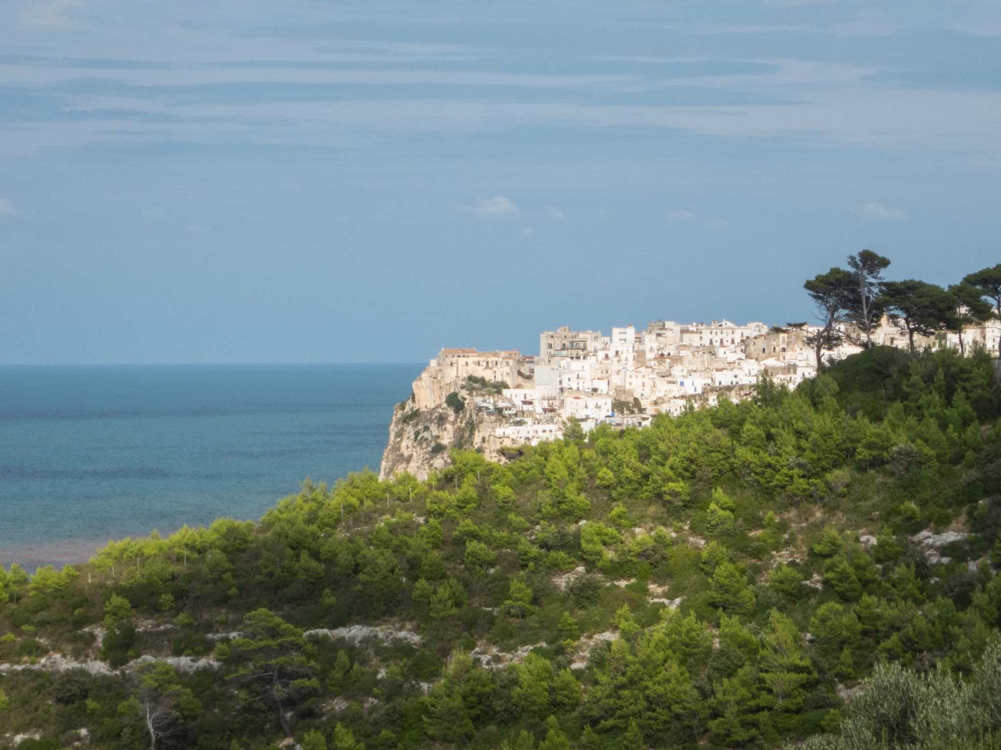 The village of Peschici, Italy