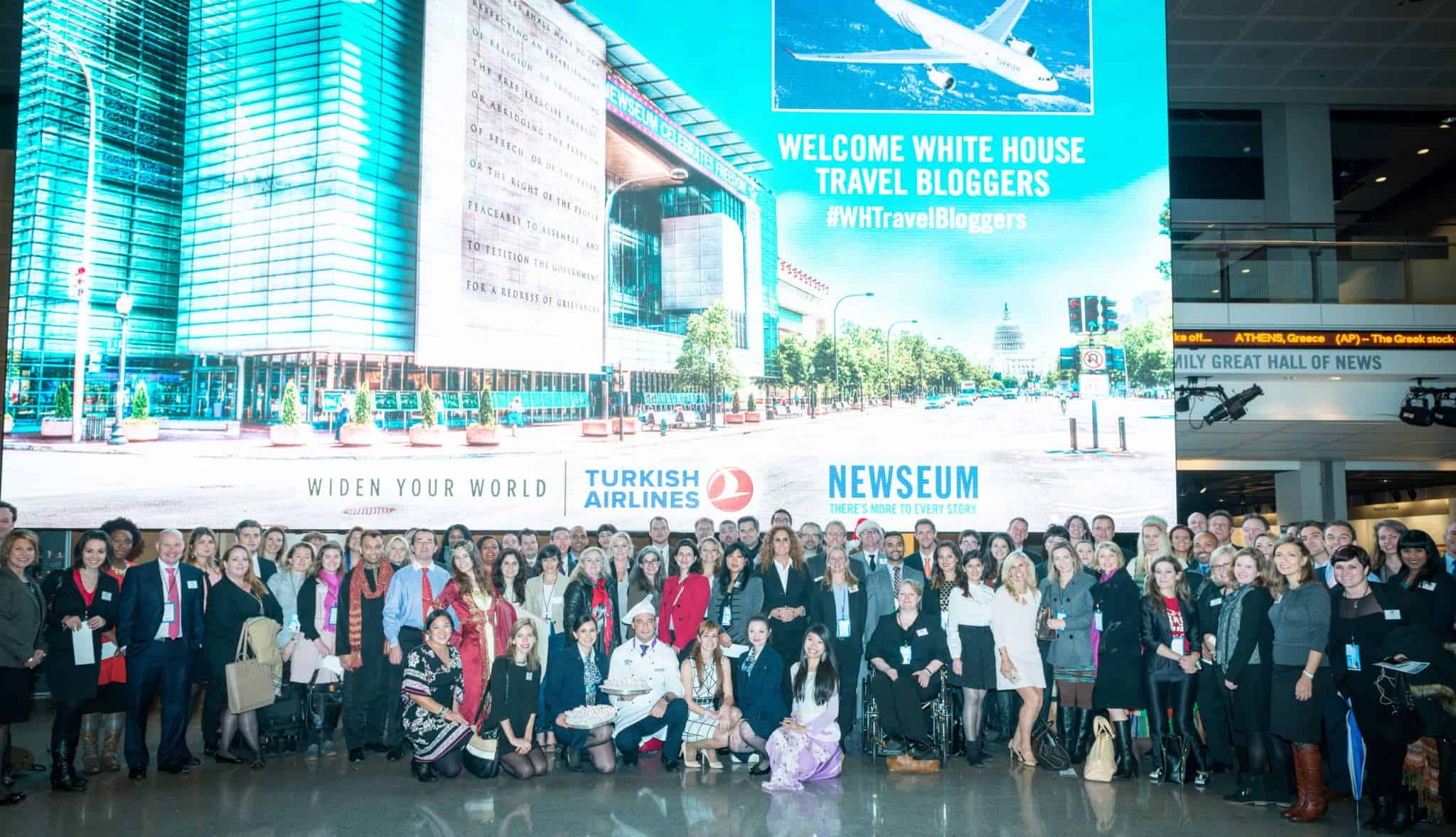 Group shot at Newseum