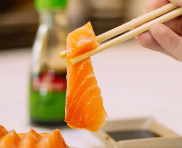 Salmon The fact that rodizio includes sushi in northeast Brazil means you will get full.