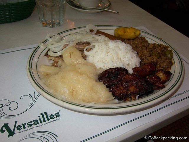 Classic Cuban Sampler at Versailles