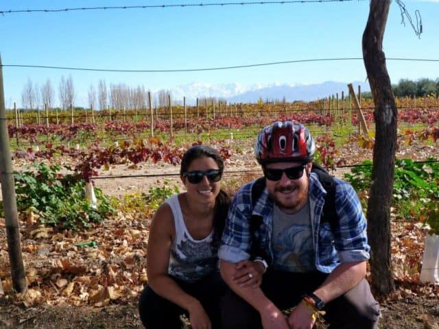 Mendoza A couple of the travelers I met during my wine tours near Mendoza