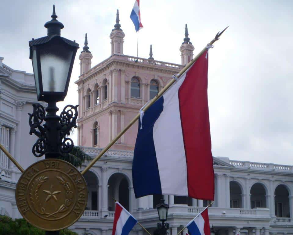 The presidential palace in Paraguay