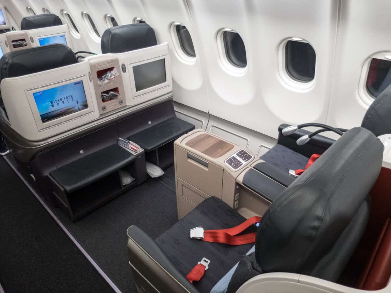 Turkish Airlines Flying Business Class from NYC to Istanbul