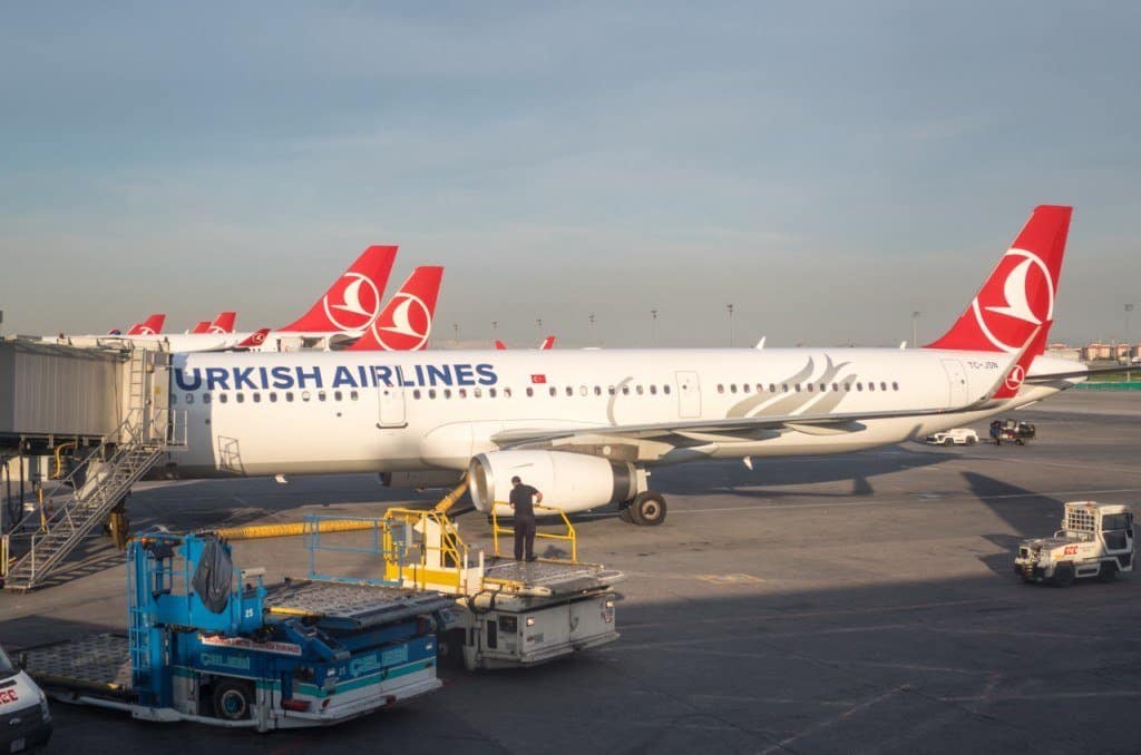 Turkish Airlines Business Class Flying from NYC to Istanbul