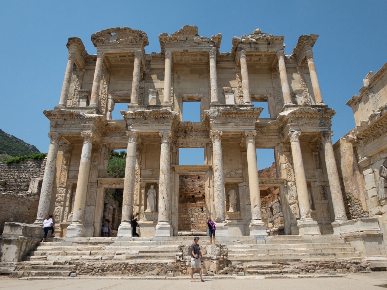The Library of Celsus at Ephesus. 