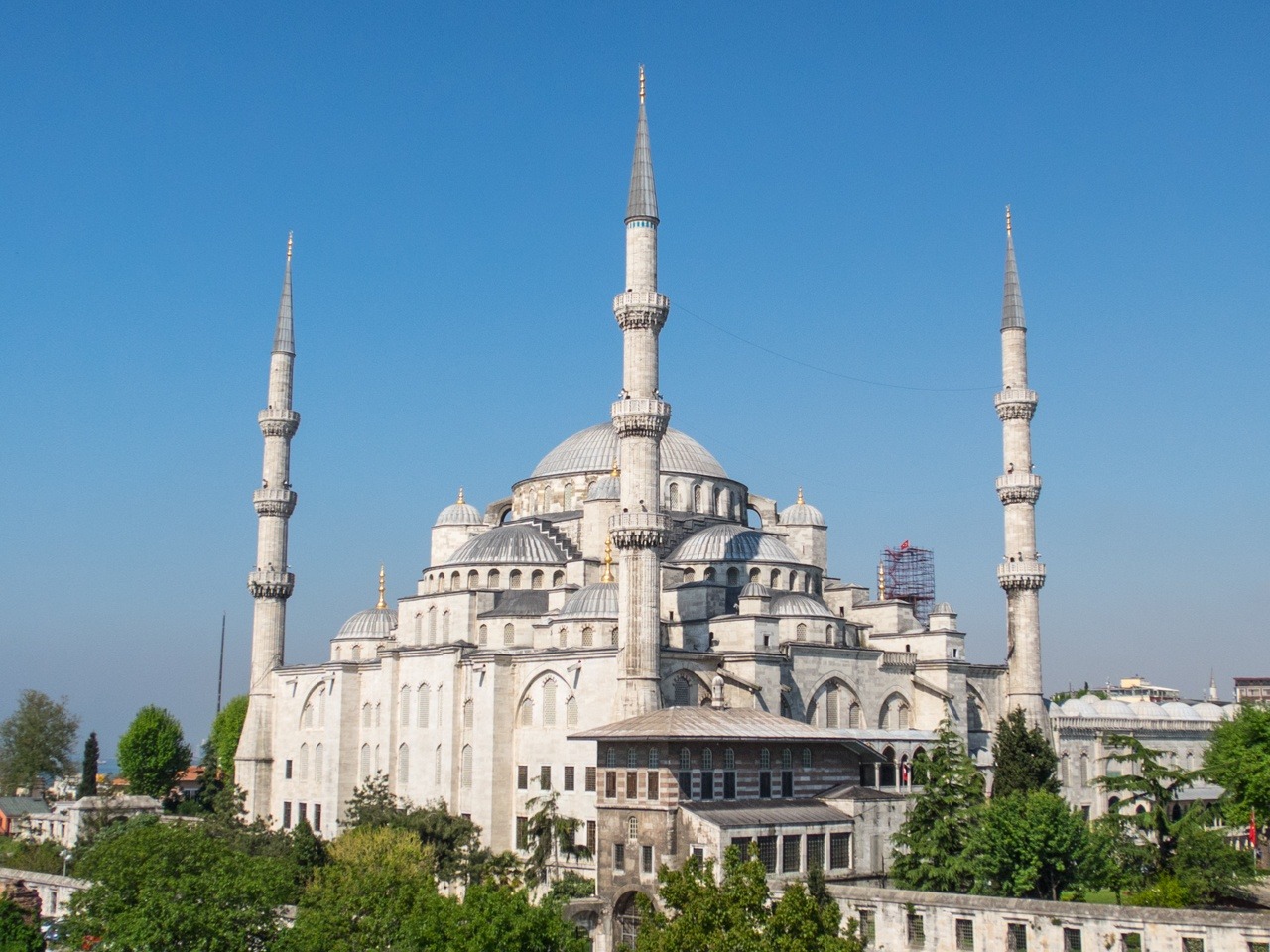 The Blue Mosque in Istanbul.
