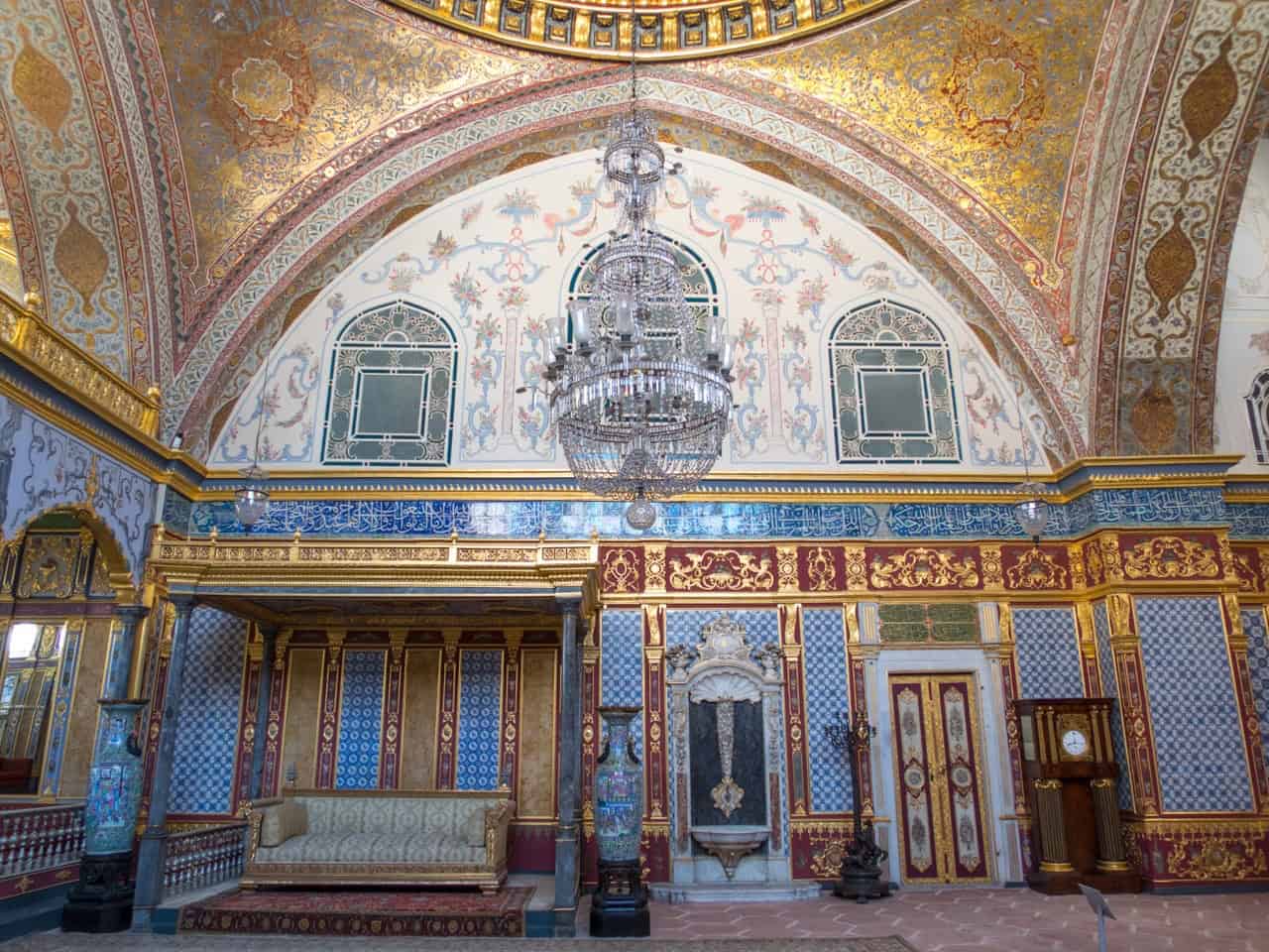 A room in the harem at Topkapi Palace