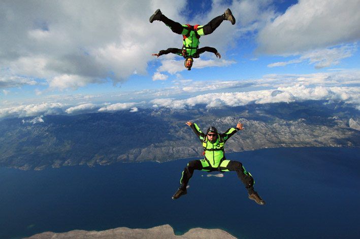 Skydiving in Croatia