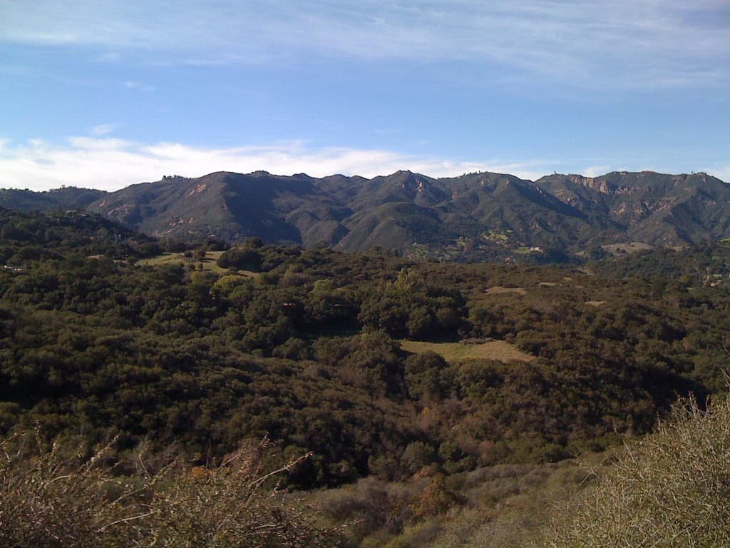 View of Topanga Canyon (photo: David Lofink).
