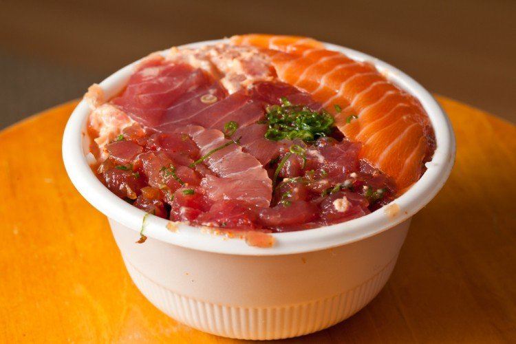 Mixed poke bowl