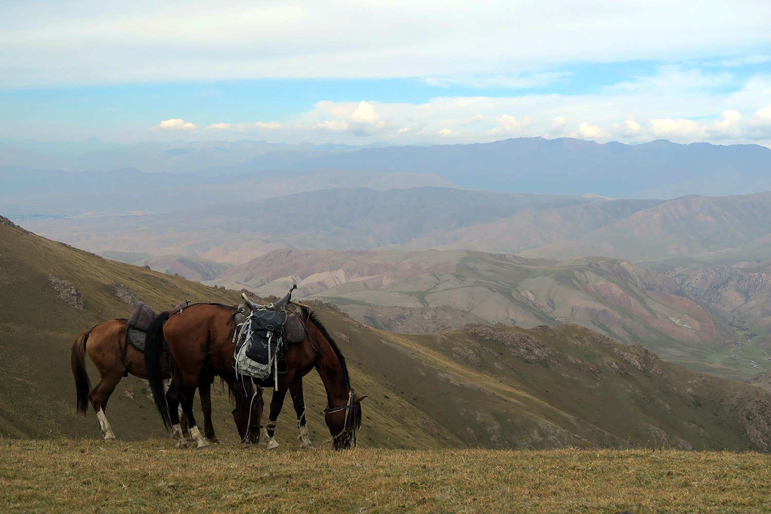 Trekking by Horse to Song Kol Lake in Kyrgyzstan