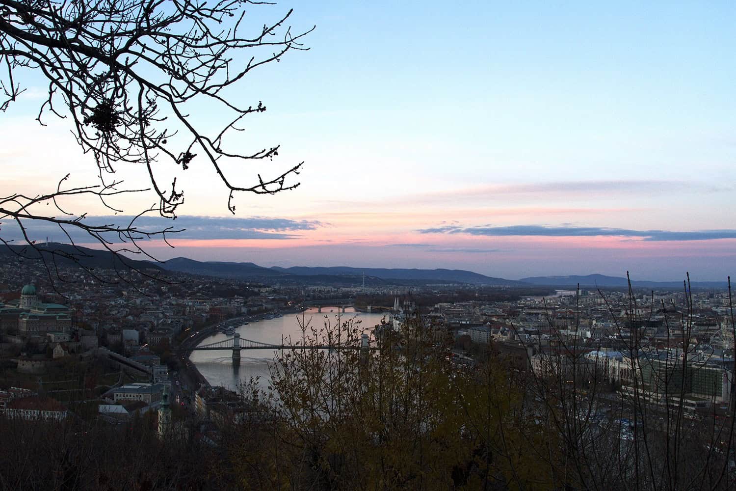 Budapest is beautiful in the wintertime. 