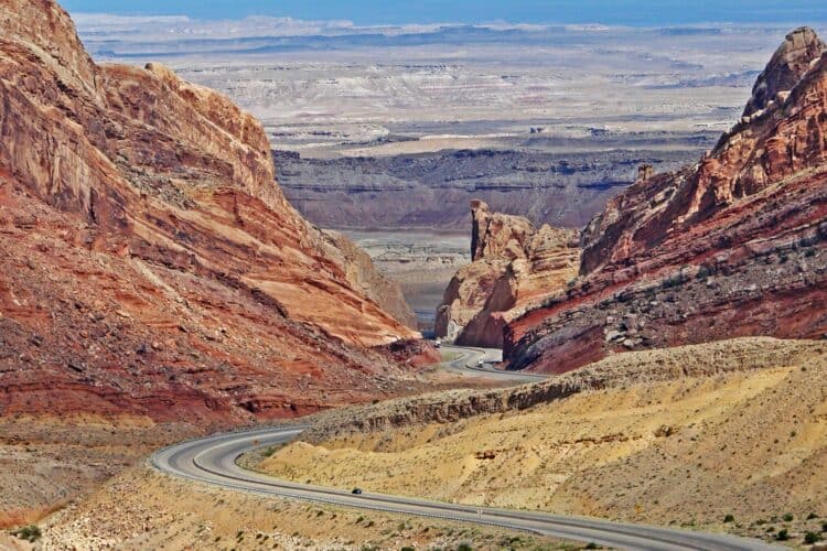 Driving through the Badlands, Utah (Credit: Don Graham)