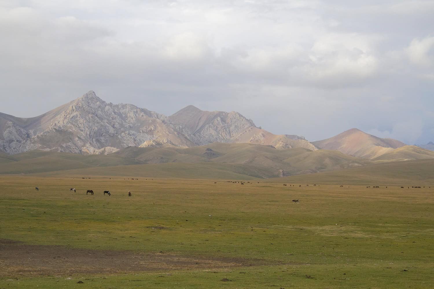 The mountains of Son Kol, Kyrgyzstan