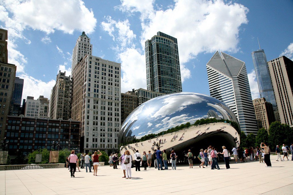 The Bean in Chicago (Credit: Vincent Desjardins, Flickr)