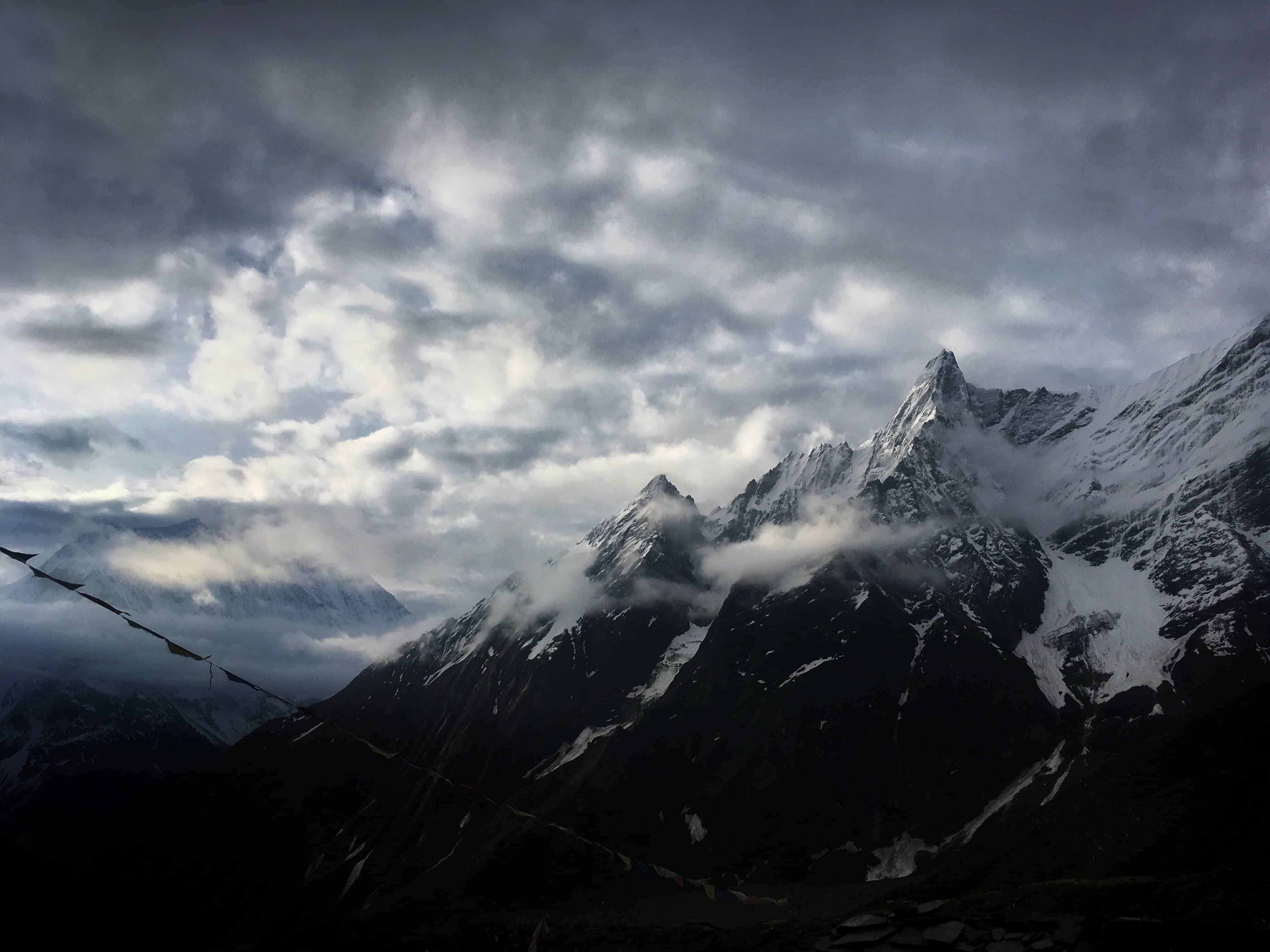 Manaslu Circuit in the Himalayas.