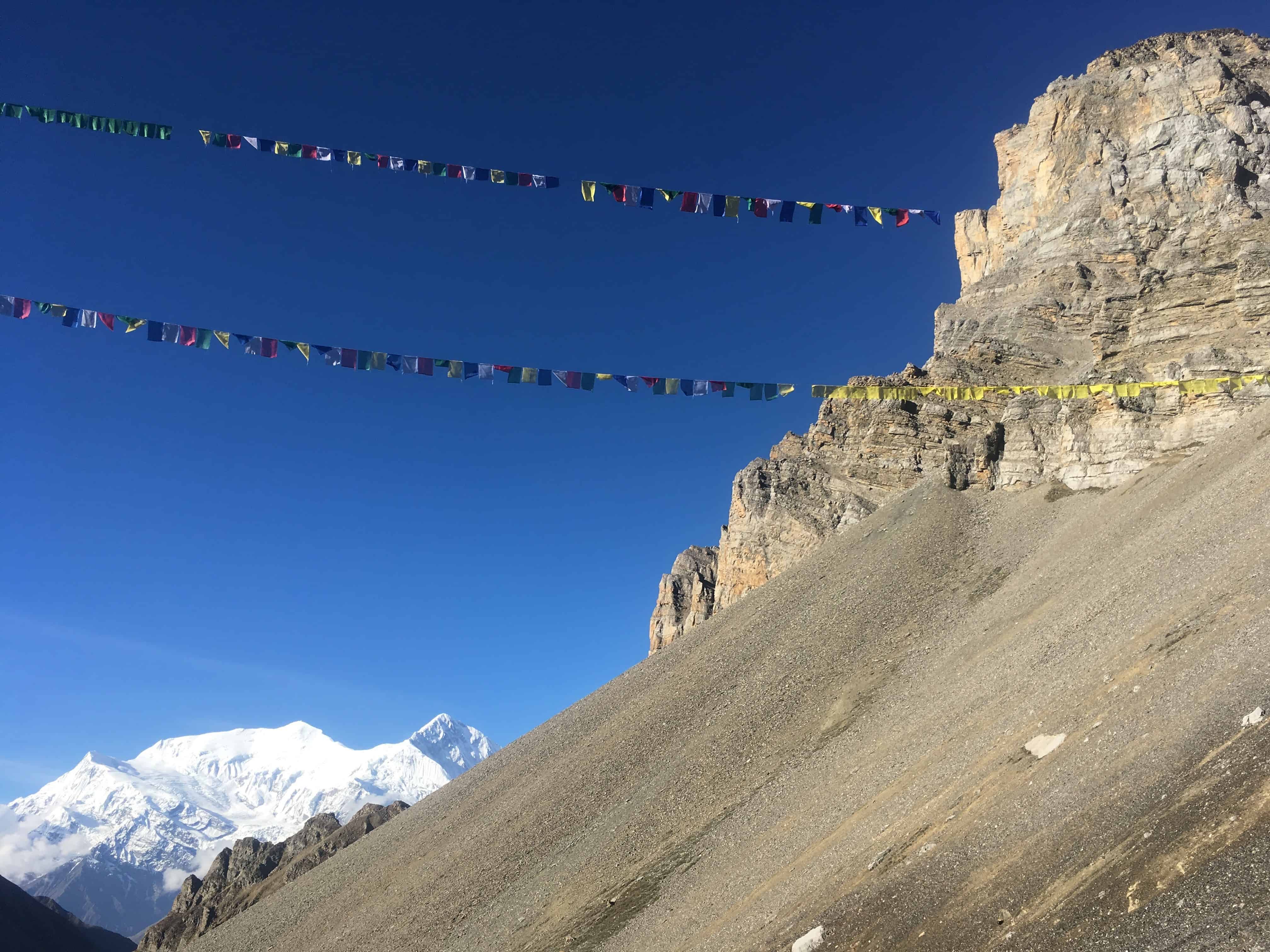 Beautiful mountain views in Nepal's Himalaya