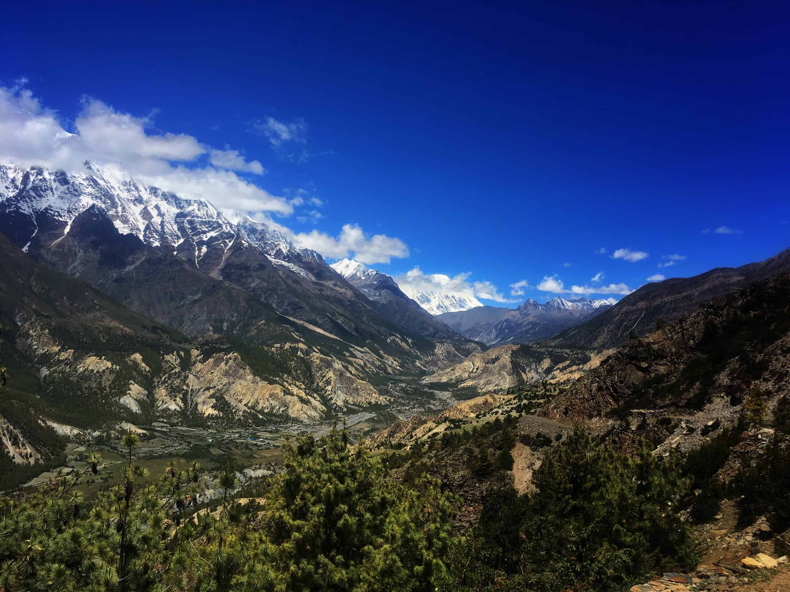 Mountain view from Nepal's Great Himalaya Trail