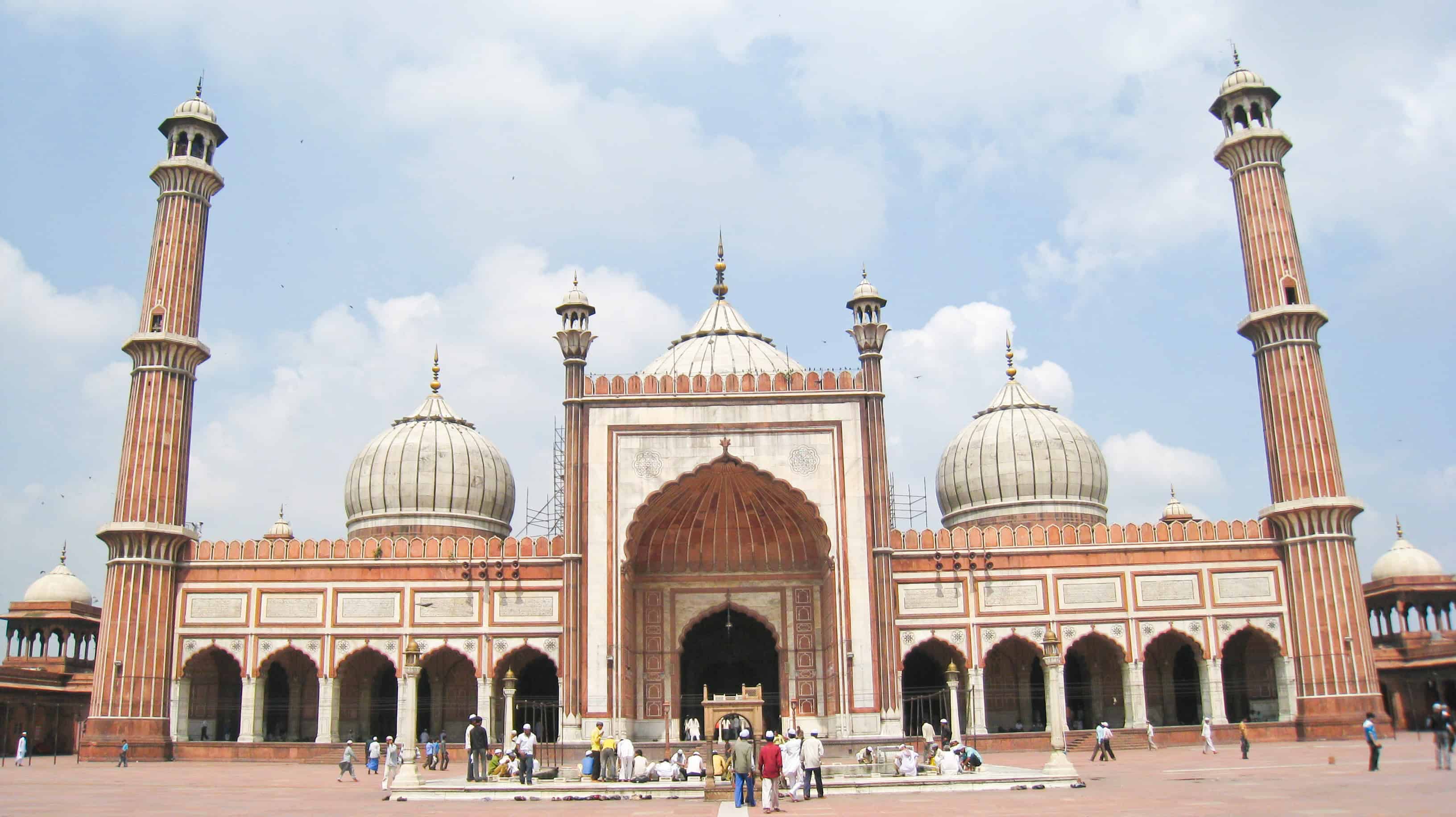 Jama Masjid, one of the biggest spirtual sites in India for muslims.