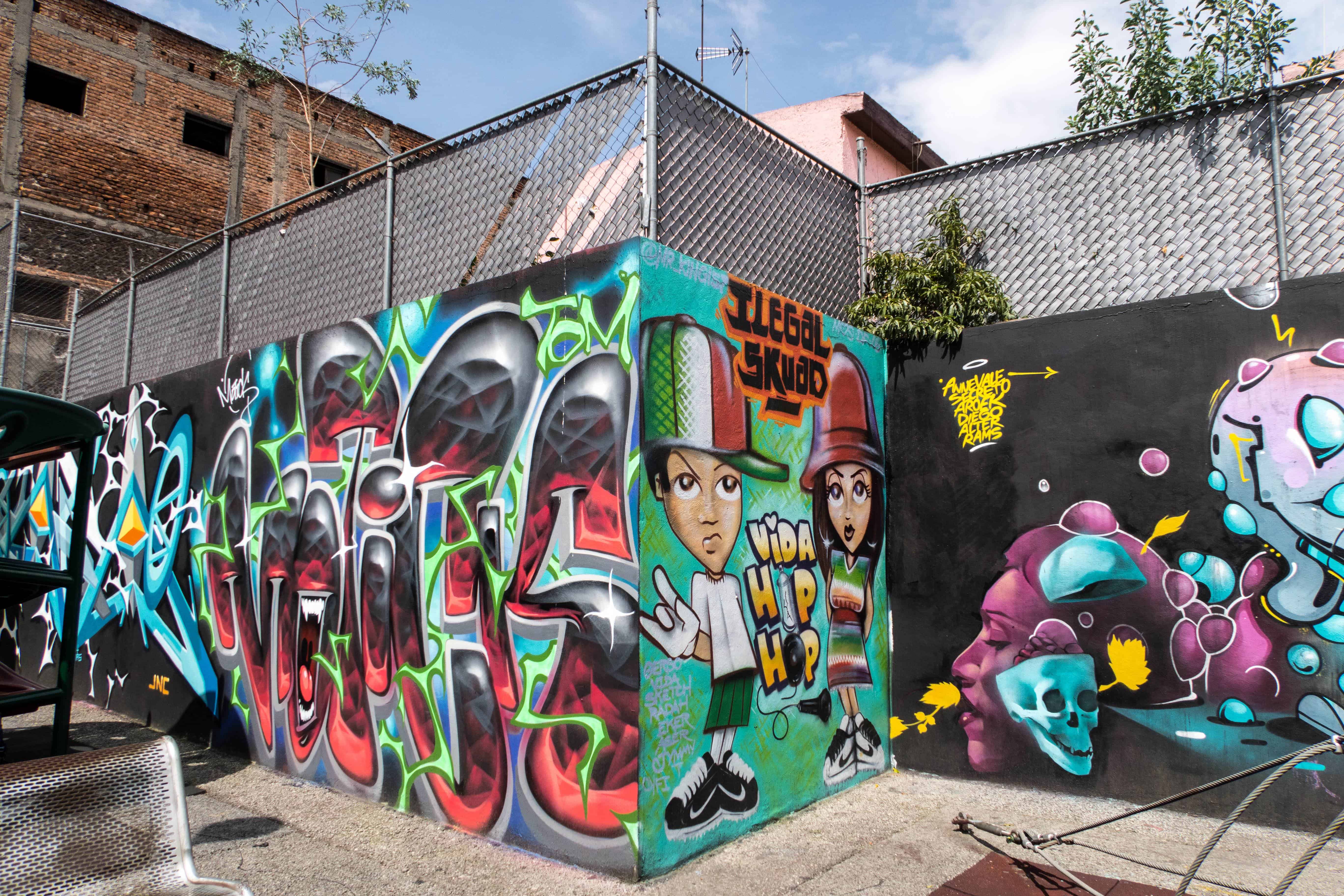 Hip hop street art