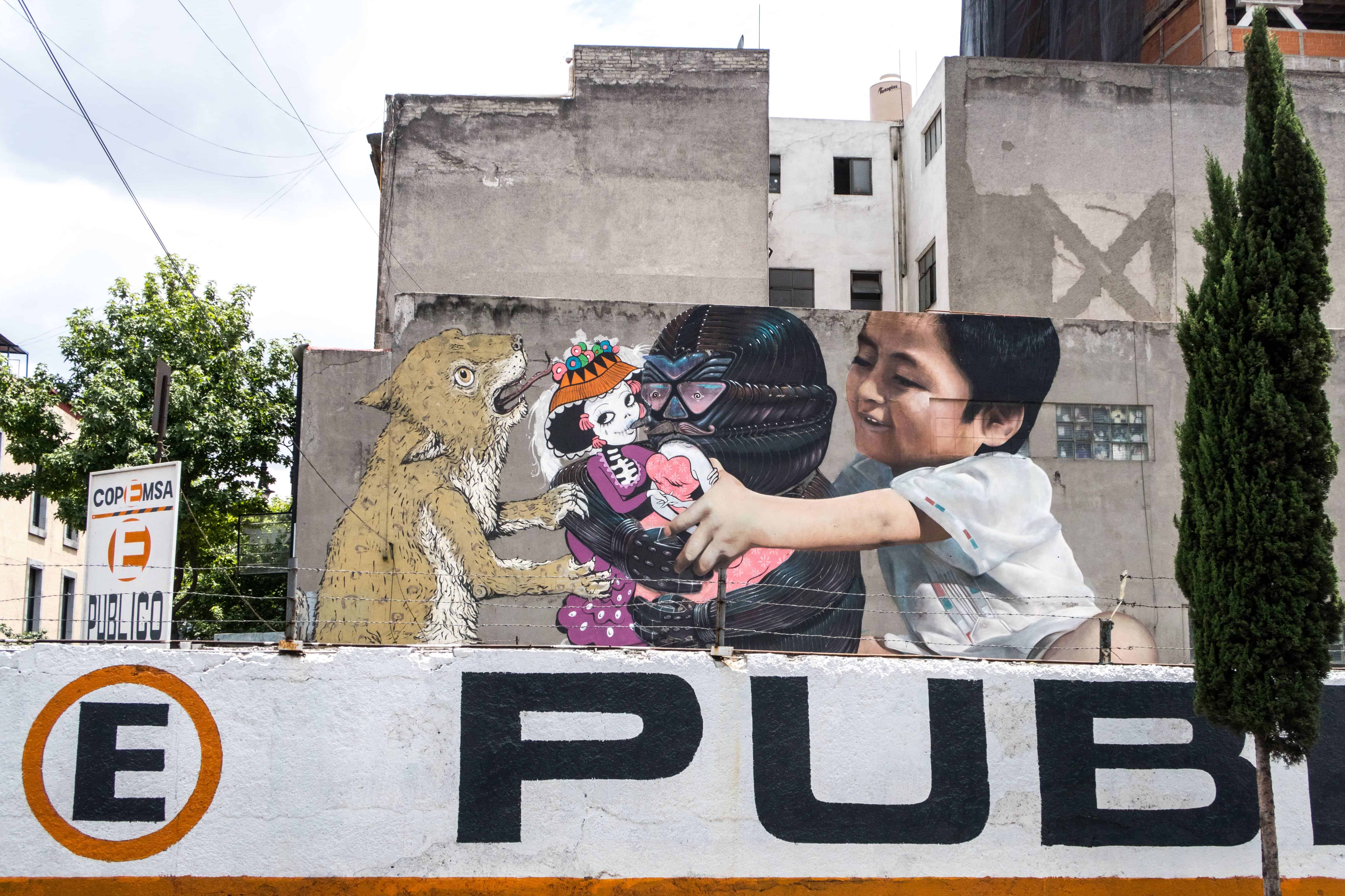 Street art and graffiti tour in Mexico City