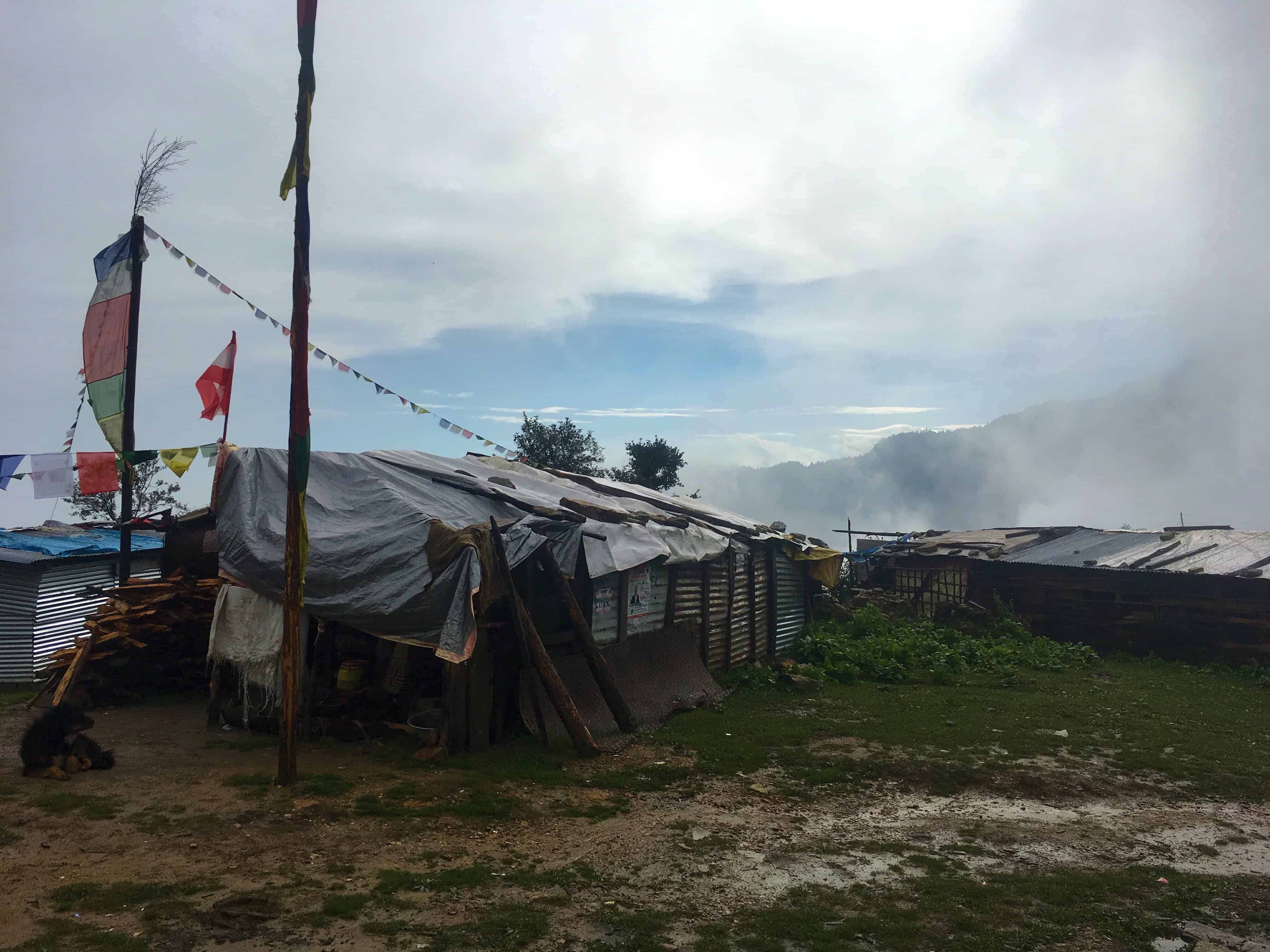 A hotel on Nepal's Great Himalaya Trail.