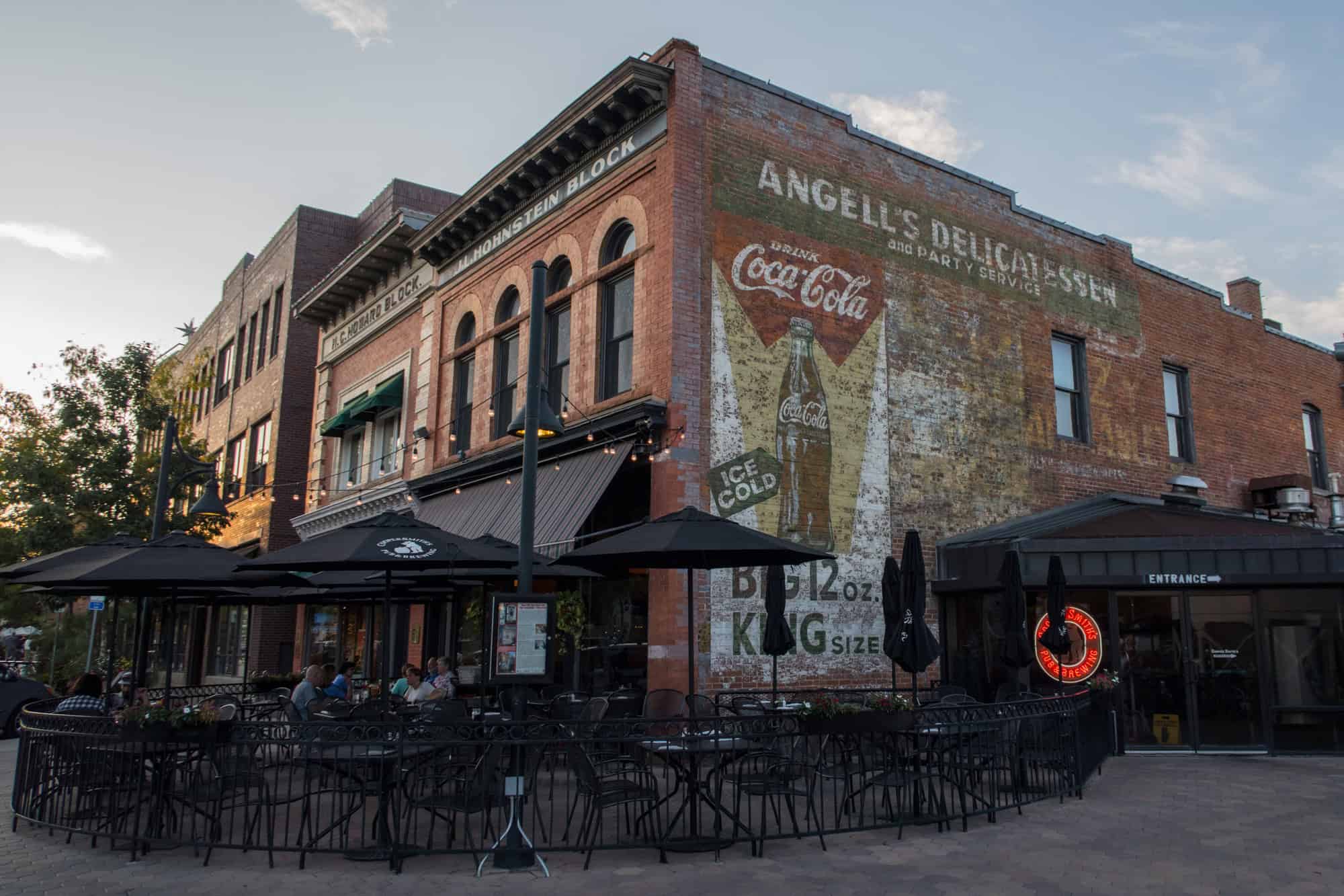 Outside Cooper Smith's Pub & Brewing