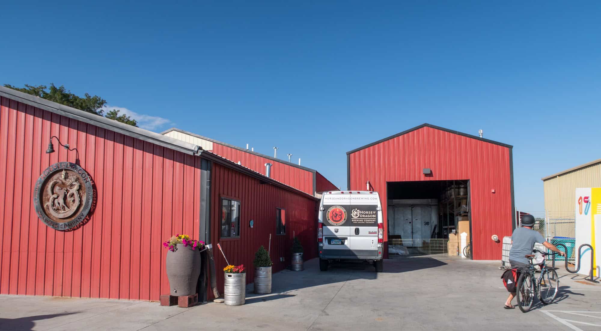 Horse & Dragon Brewing Company, our second stop on the Fort Collins brewery tour