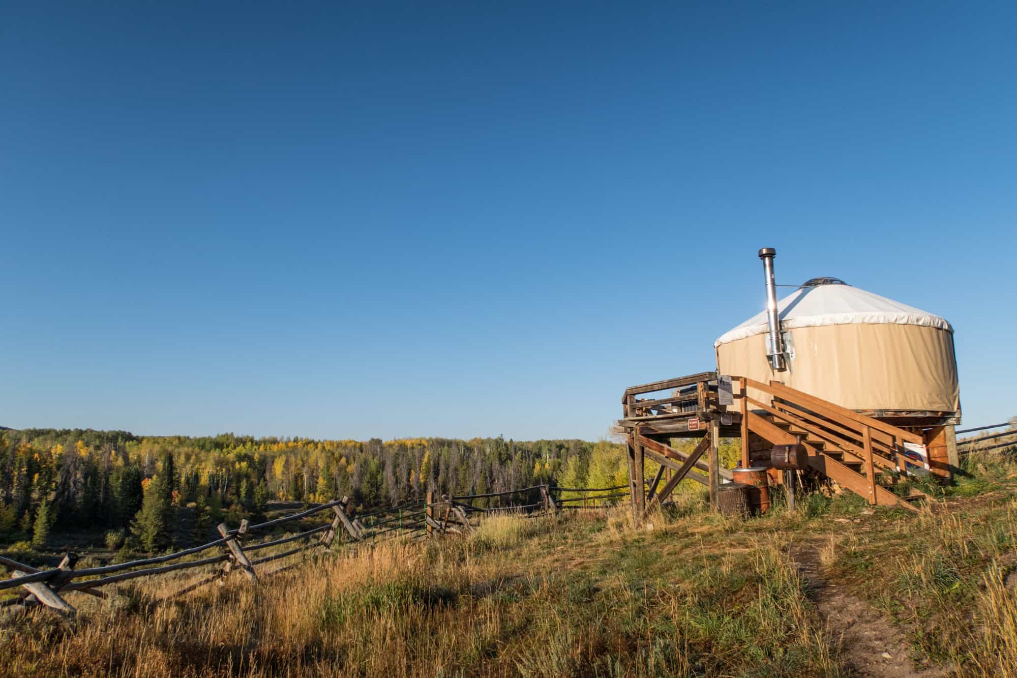 North Fork Canadian Yurt My Night Alone in the Colorado 